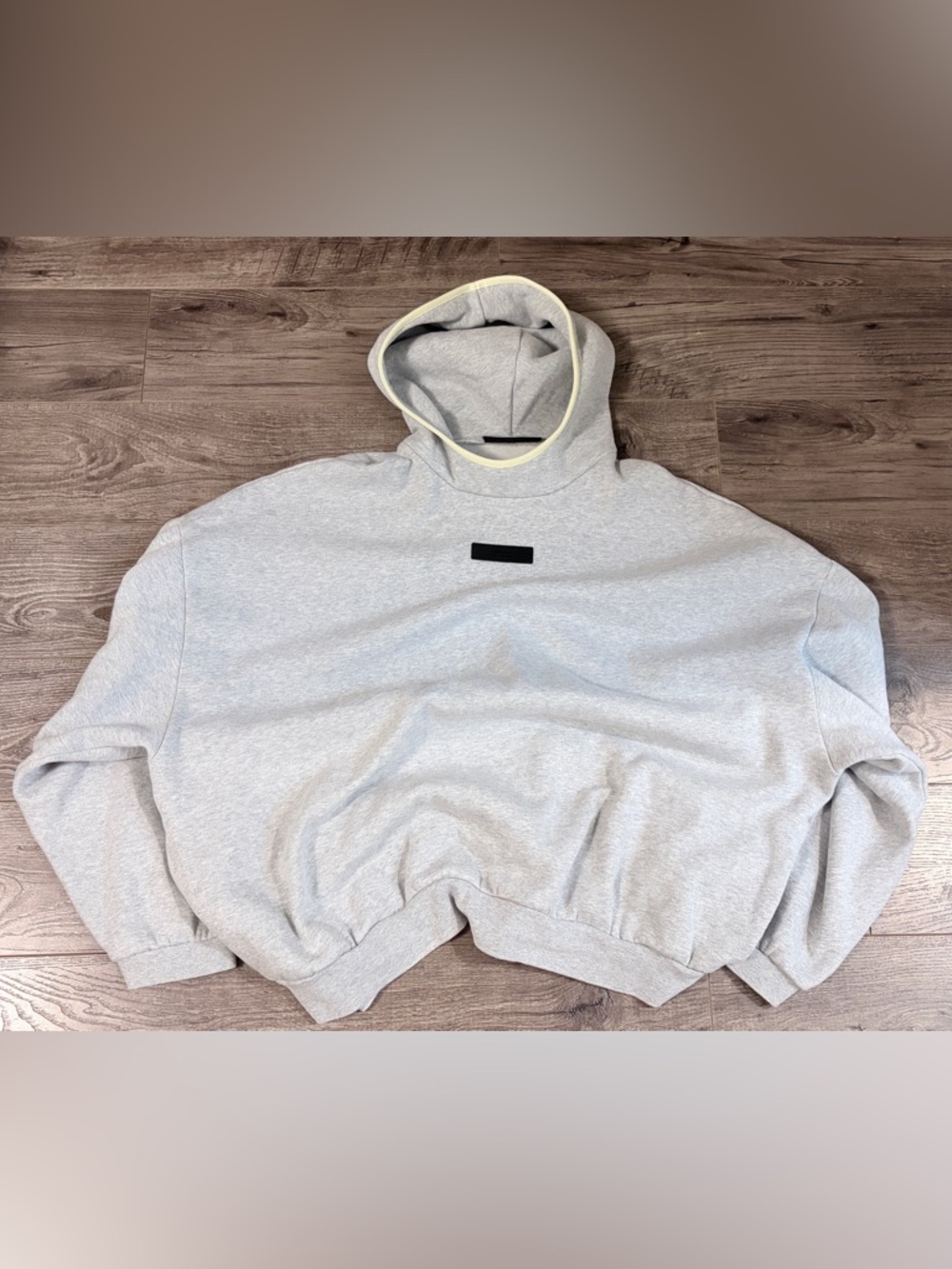 Authentic Fear Of God Essentials Gray Hoodie Sweater Size 2XL XXL